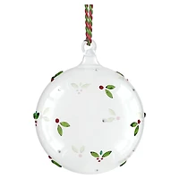 Holiday Cheers Mistletoe Ball Ornament
