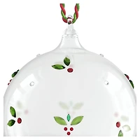 Holiday Cheers Mistletoe Ball Ornament