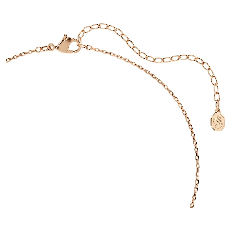 Symbolica pendant, Eye, Multicoloured, 18K rose gold finish