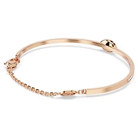 Symbolica bangle, Eye, Multicoloured, Rose gold-tone plated by SWAROVSKI
