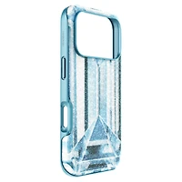 High smartphone case, Crystal effect, iPhone® 17 Pro, Blue by SWAROVSKI