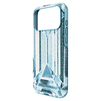 High smartphone case, Crystal effect, iPhone® 17 Pro Max, Blue by SWAROVSKI