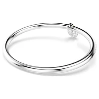 Idyllia bangle, Mixed cuts, Heart, Pink, metal finish by SWAROVSKI