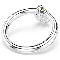 Idyllia motif ring, Mixed cuts, Heart, Pink, metal finish by SWAROVSKI