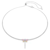Ariana Grande x Swarovski Y necklace, Mixed cuts, Dragonfly, Multicoloured