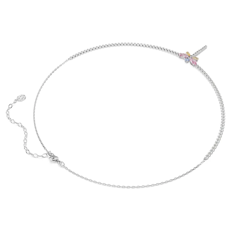 Ariana Grande x Swarovski Y necklace, Mixed cuts, Dragonfly, Multicoloured