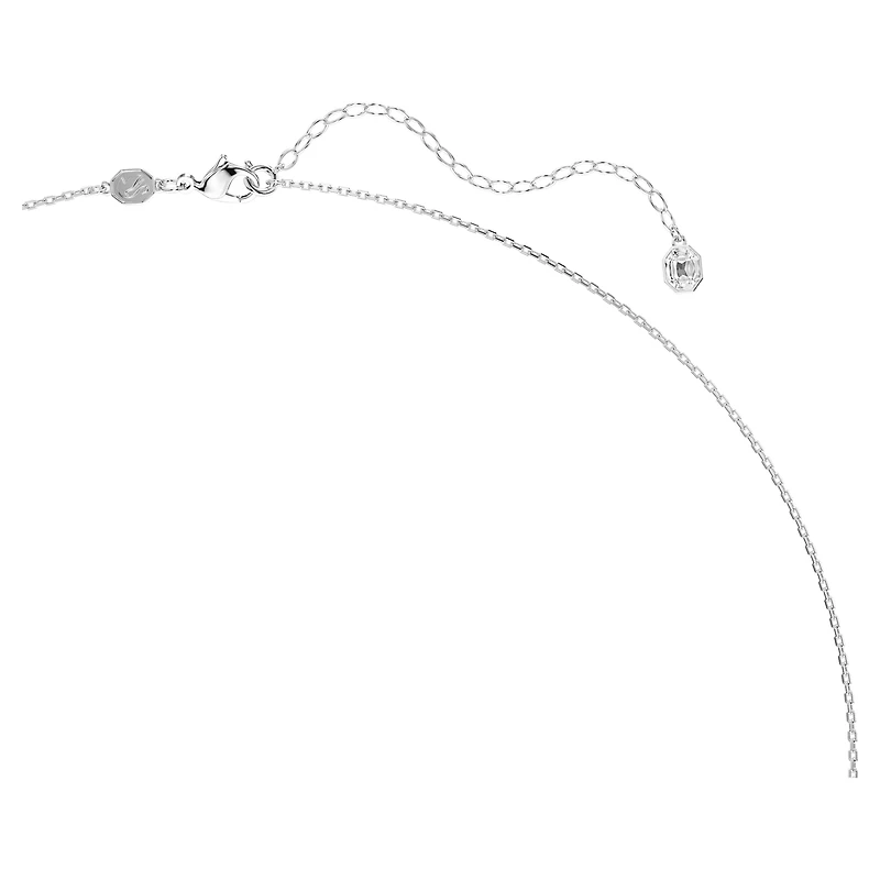 Ariana Grande x Swarovski pendant and brooch, Crystal pearl, Mixed cuts, Dragonfly, White, Rhodium plated by SWAROVSKI