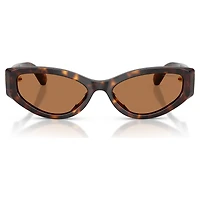 Sunglasses, Cat-eye shape, SK6045, Brown by SWAROVSKI