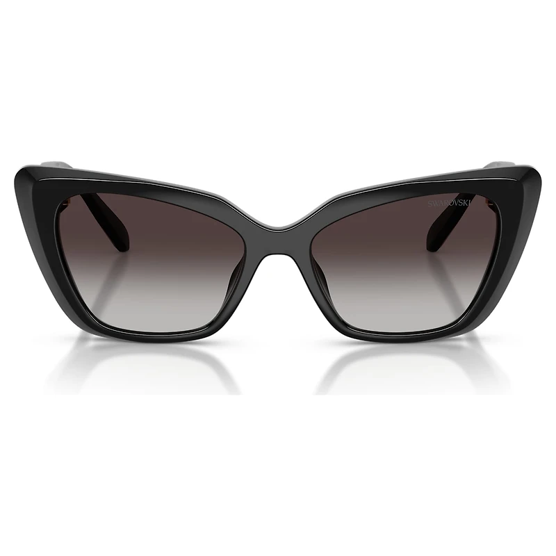 Sunglasses, Cat-eye shape, SK6047, Black by SWAROVSKI