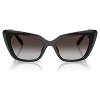 Sunglasses, Cat-eye shape, SK6047, Black by SWAROVSKI