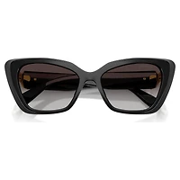 Sunglasses, Cat-Eye shape, SK6047, Black by SWAROVSKI