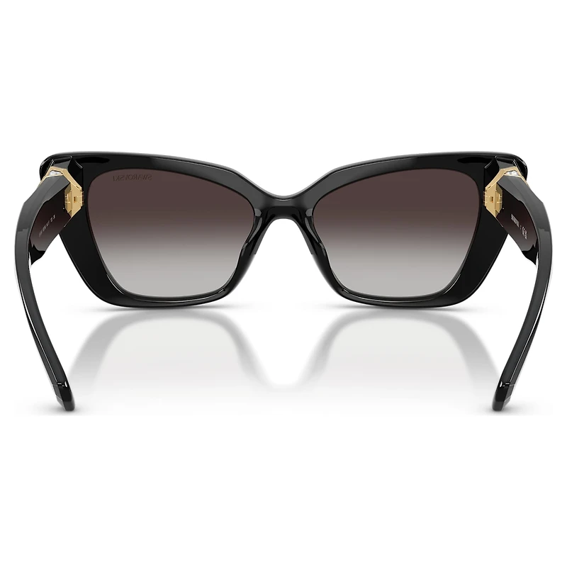 Sunglasses, Cat-Eye shape, SK6047, Black by SWAROVSKI