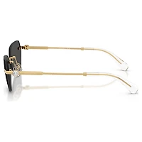 Sunglasses, Pillow shape, SK7038, Gold tone by SWAROVSKI