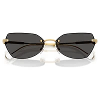 Sunglasses, Pillow shape, SK7038, Gold tone by SWAROVSKI