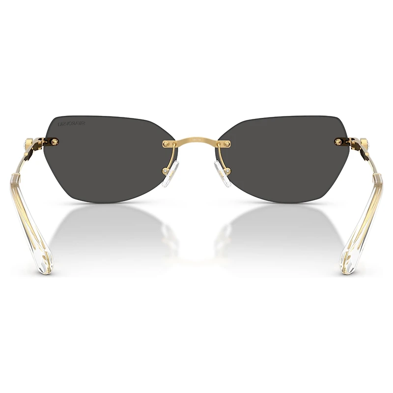 Sunglasses, Pillow shape, SK7038, Gold tone by SWAROVSKI