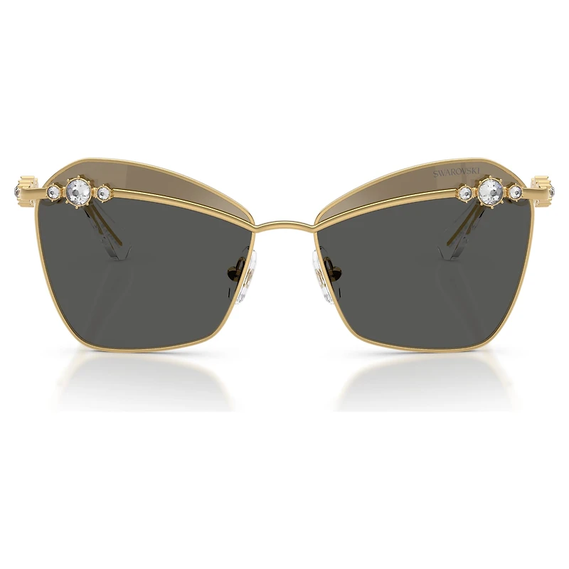 Sunglasses, Square shape, SK7040, Gold tone by SWAROVSKI