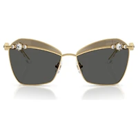 Sunglasses, Square shape, SK7040, Gold tone by SWAROVSKI