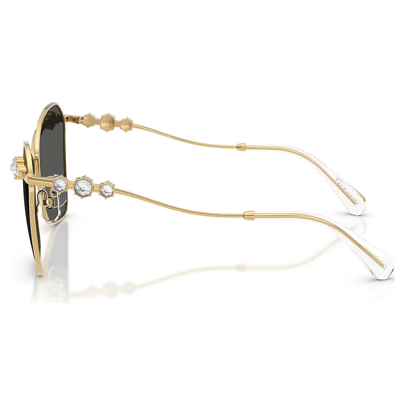 Sunglasses, Square shape, SK7040, Gold tone by SWAROVSKI