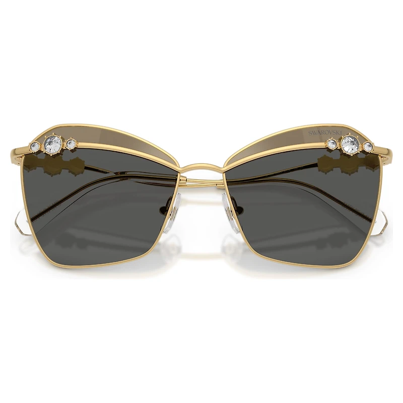 Sunglasses, Square shape, SK7040, Gold tone by SWAROVSKI