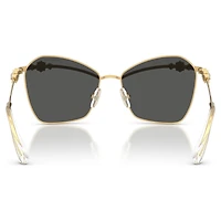 Sunglasses, Square shape, SK7040, Gold tone by SWAROVSKI