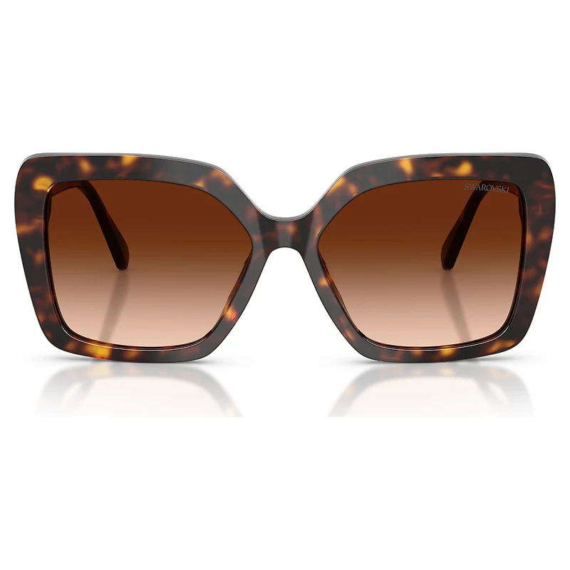 Sunglasses, Square shape, SK6049, Brown by SWAROVSKI