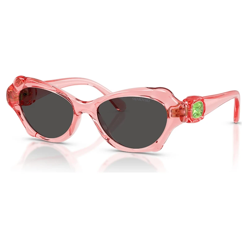 Sunglasses, Pillow shape, SK6050, Pink by SWAROVSKI