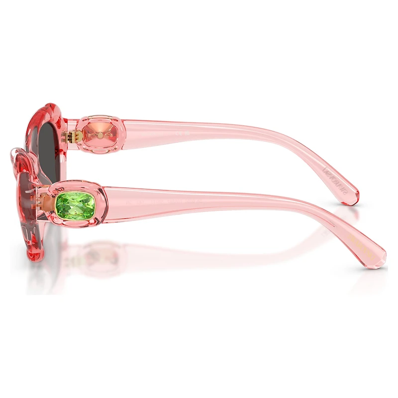Sunglasses, Pillow shape, SK6050, Pink by SWAROVSKI