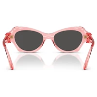 Sunglasses, Pillow shape, SK6050, Pink by SWAROVSKI