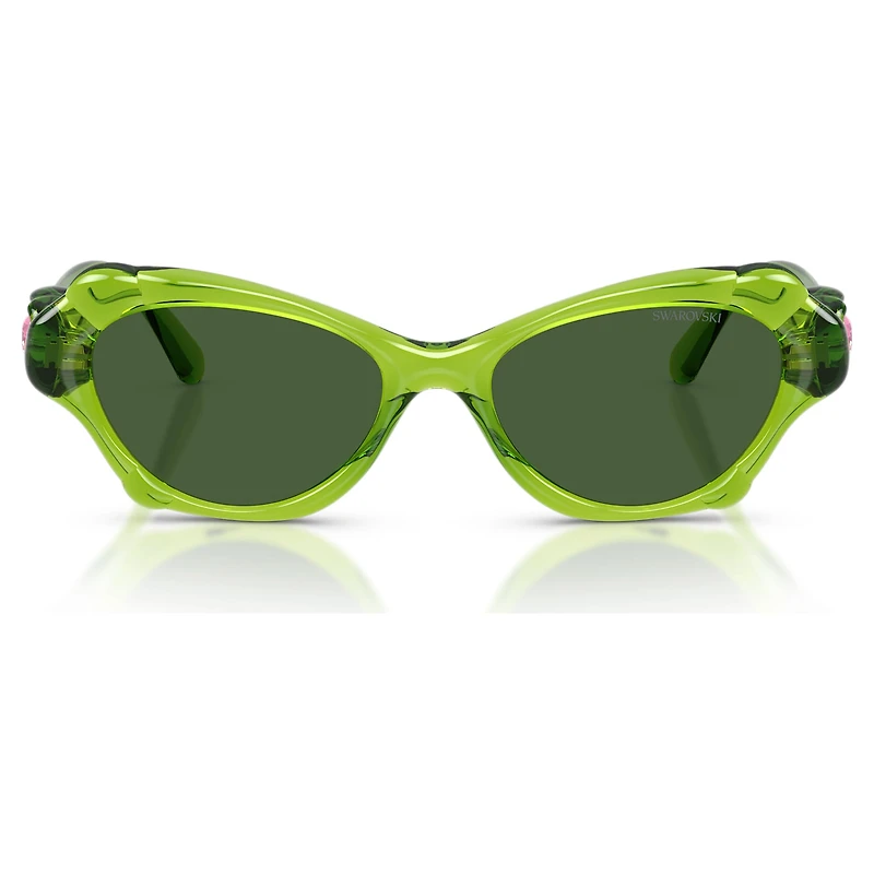 Sunglasses, Pillow shape, SK6050, Green by SWAROVSKI