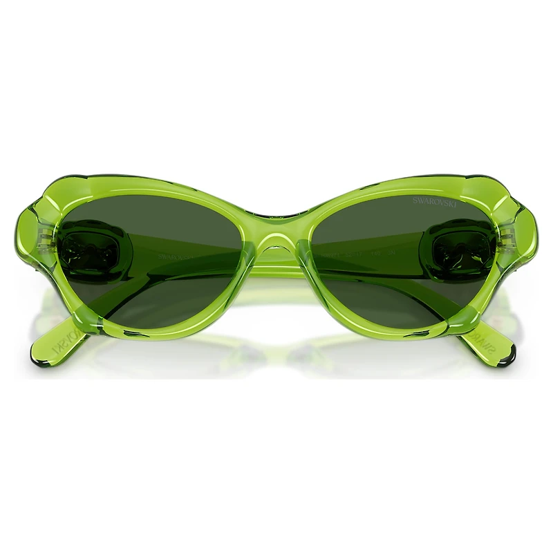 Sunglasses, Pillow shape, SK6050, Green by SWAROVSKI