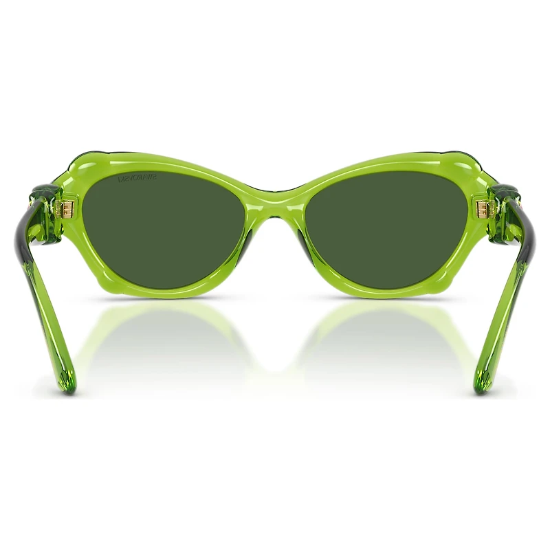 Sunglasses, Pillow shape, SK6050, Green by SWAROVSKI