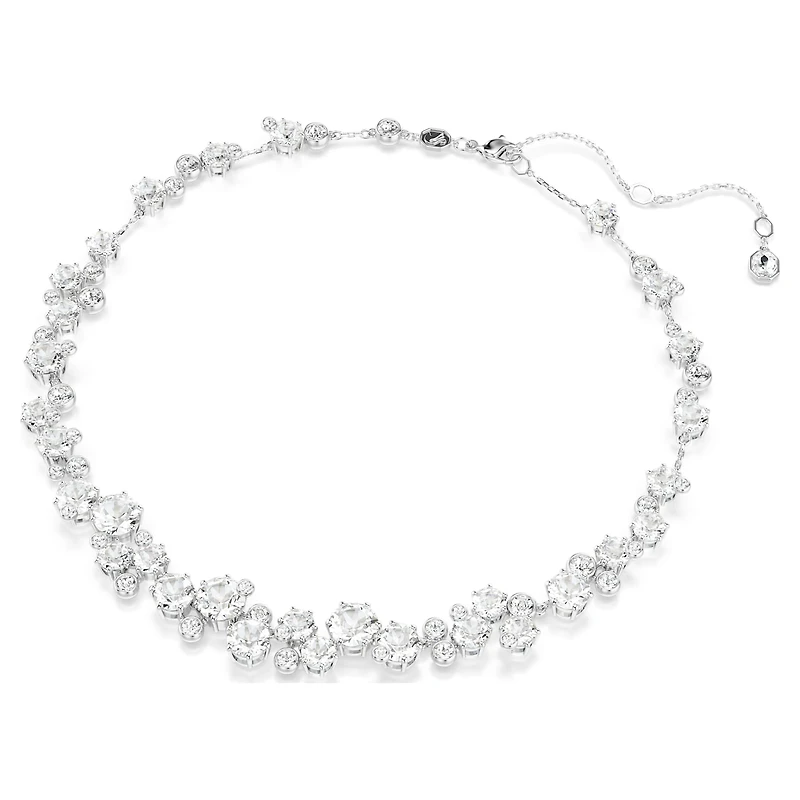 Constella set, Mixed cuts, White, Rhodium plated by SWAROVSKI
