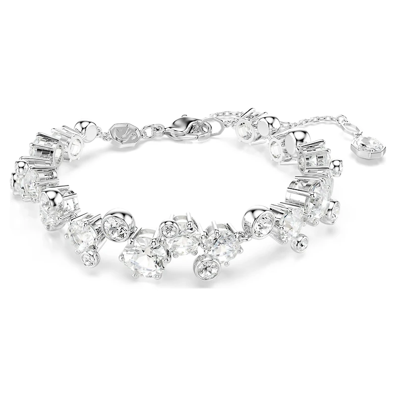 Constella set, Mixed cuts, White, Rhodium plated by SWAROVSKI