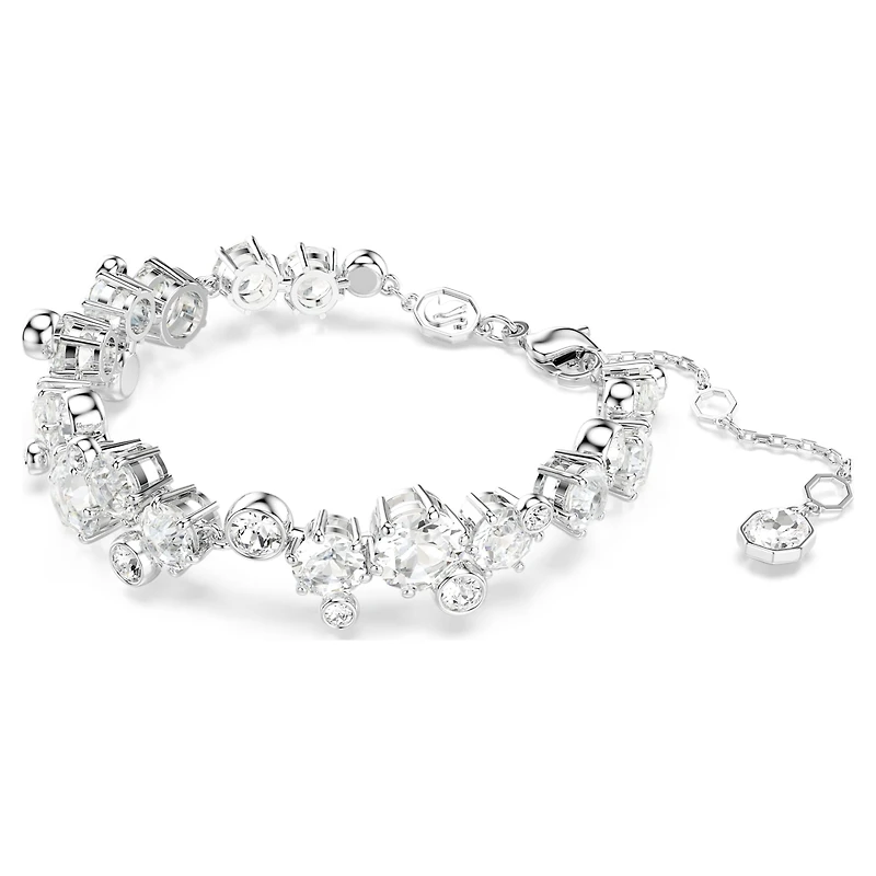 Constella set, Mixed cuts, White, Rhodium plated by SWAROVSKI
