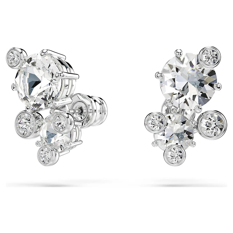 Constella set, Mixed cuts, White, Rhodium plated by SWAROVSKI