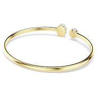 Chroma bangle, Mixed cuts, Multicoloured, 18K gold finish