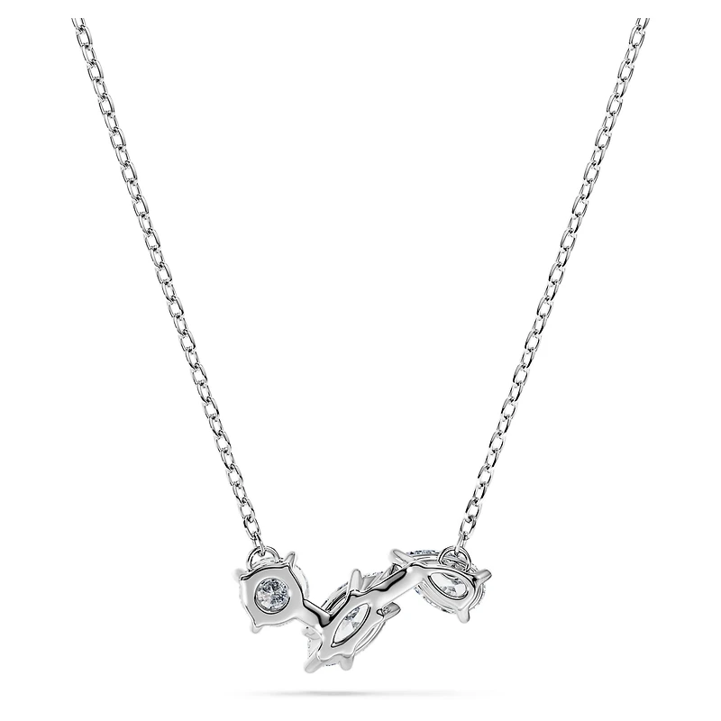 Galaxy pendant, Lab-grown diamonds, 0.82 ct tw, Mixed shapes, Sterling silver