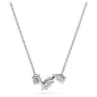 Galaxy pendant, Lab-grown diamonds, 0.82 ct tw, Mixed shapes, Sterling silver