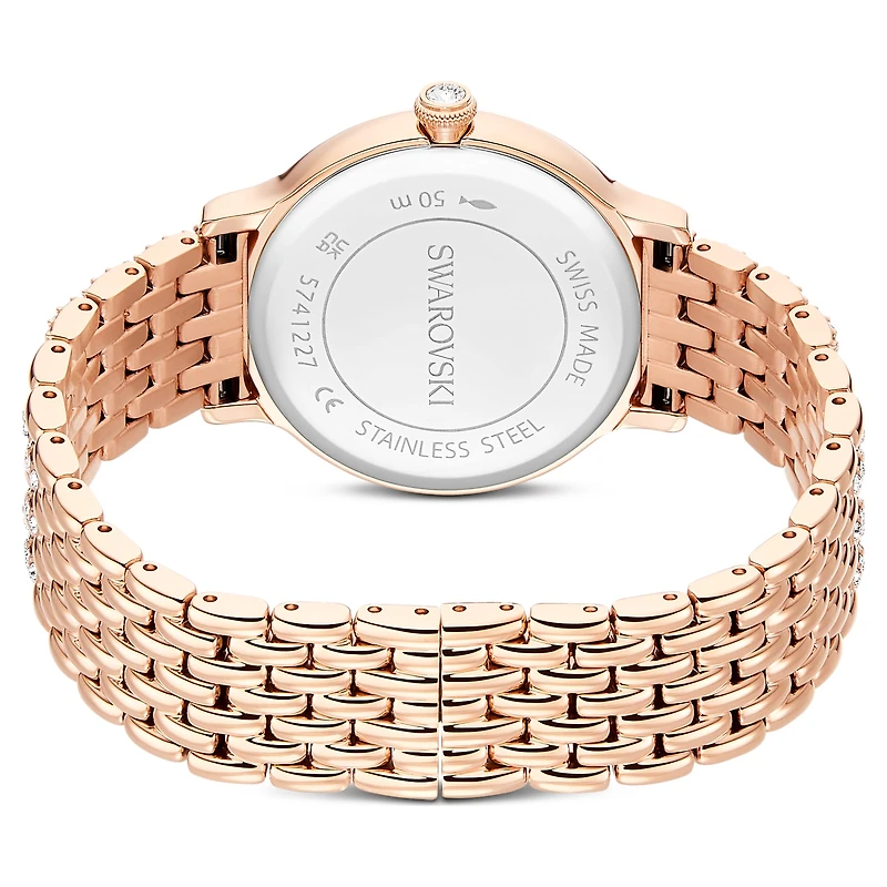 Imber watch, Swiss Made, Metal bracelet, Rose gold tone, Rose gold-tone finish