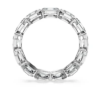 Octagon band ring, Lab-grown diamonds 2.4 ct tw, Octagon shape, 14K white gold by SWAROVSKI