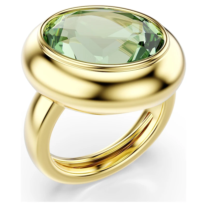 Gema motif ring, Set (3), Multicoloured, 18K gold finish