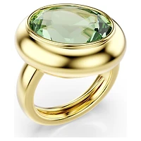 Gema motif ring, Set (3), Multicoloured, 18K gold finish