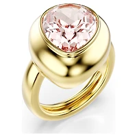 Gema motif ring, Set (3), Multicoloured, Gold-tone plated by SWAROVSKI