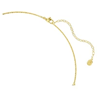 Gema necklace, Mixed cuts, Multicoloured, 18K gold finish