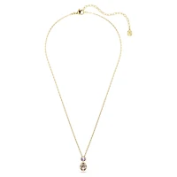 Chroma pendant, Mixed cuts, Multicoloured, Gold-tone plated by SWAROVSKI