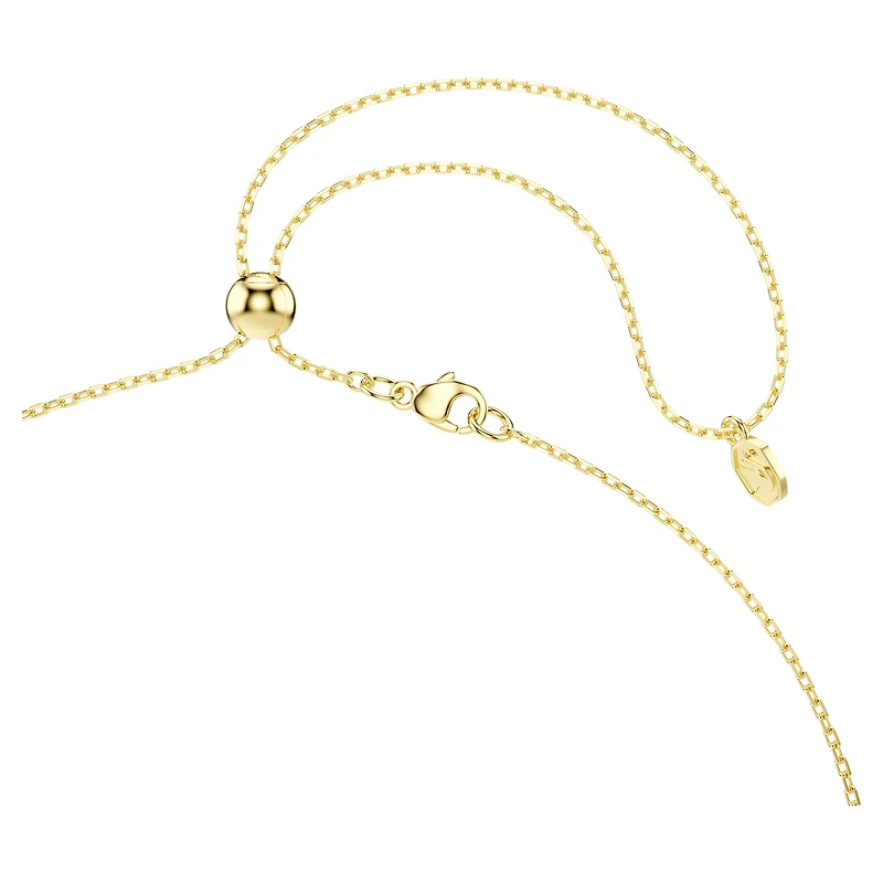 Gema pendant, Mixed cuts, Dangling crystals, Multicoloured, Gold-tone plated by SWAROVSKI