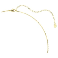 Gema pendant, Mixed cuts, Multicoloured, Gold-tone plated by SWAROVSKI