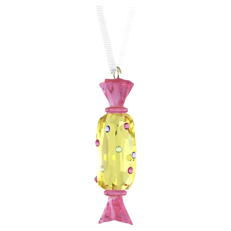 Holiday Cheers Dulcis Candy Ornament, Yellow