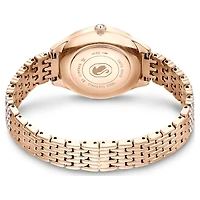 Attract watch, Swiss Made, Metal bracelet, Rose gold tone, Rose gold-tone finish by SWAROVSKI