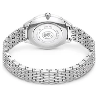 Attract watch, Swiss Made, Metal bracelet, Silver tone, Stainless steel by SWAROVSKI